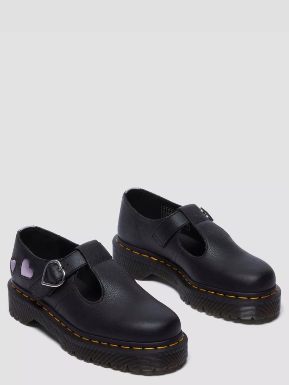 POLLEY HEART VIRGINA SATIN MARY JANE SHOES